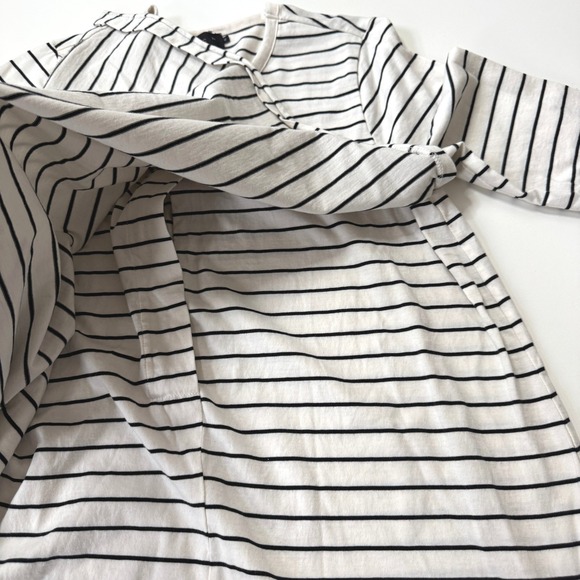 Hatch Women's Long Sleeve Nursing Tee Black White Stripe Size 0 - Picture 4 of 4